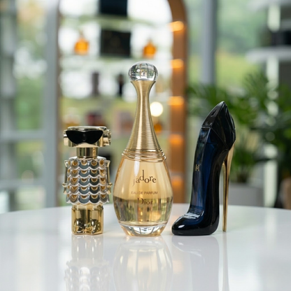 Combo de 3 perfumes -  J'adore, Fame,  Good Girl