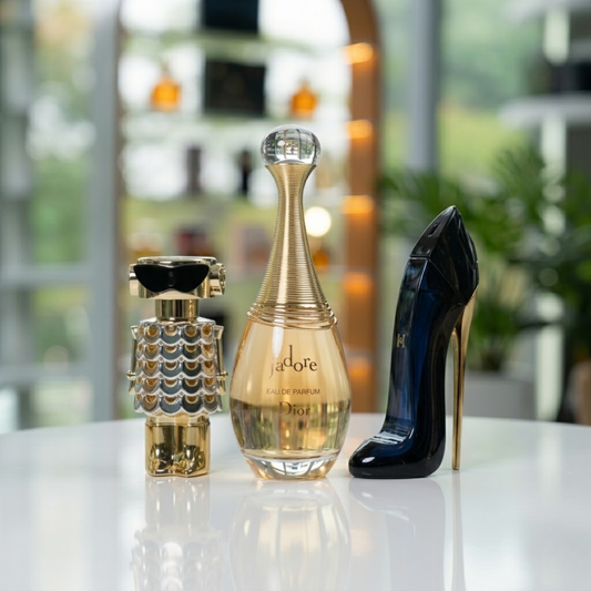 Combo de 3 perfumes -  J'adore, Fame,  Good Girl